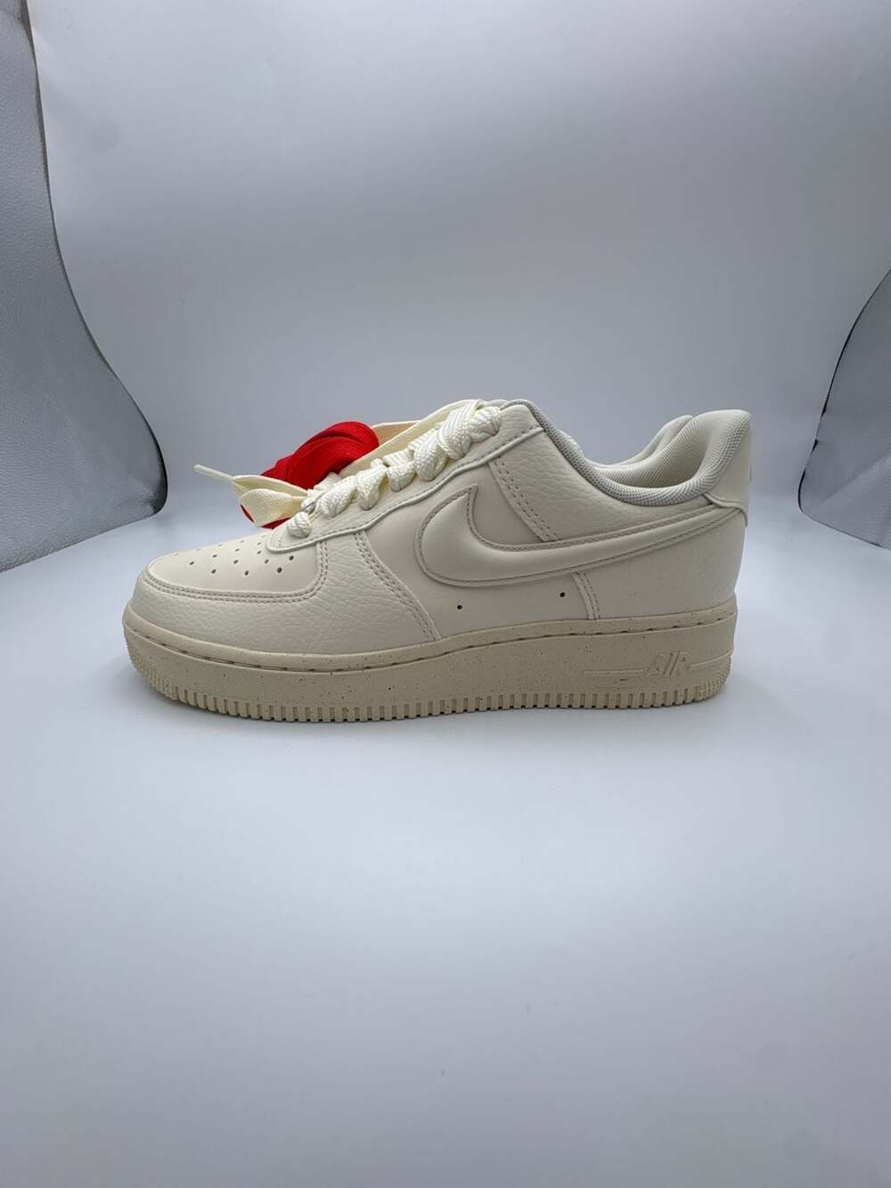 NIKE WMNS Air Force 1 Low '07 Next Nature Coconut Milk Bulbous Swoosh size 8 W
